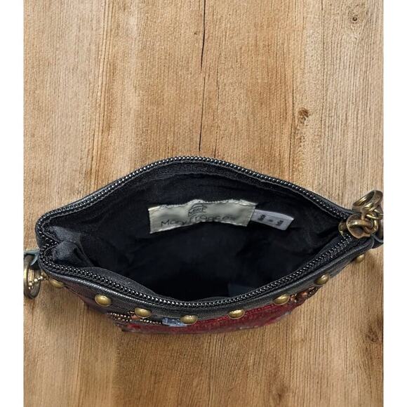 NWT Mary Frances Bag #S002-107 “Rebel Rose” Mini Crossbody Beaded Bag - Picture 4 of 10